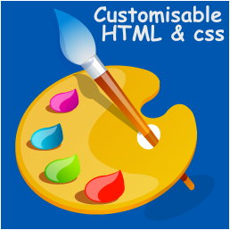 Custom css, html